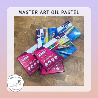 Master Art Oil Pastels 12-25 Colors // มาสเตอร์ อาร์ต สีชอล์คน้ำมัน ขนาด 12 - 25 สี เนื้อสีนุ่ม