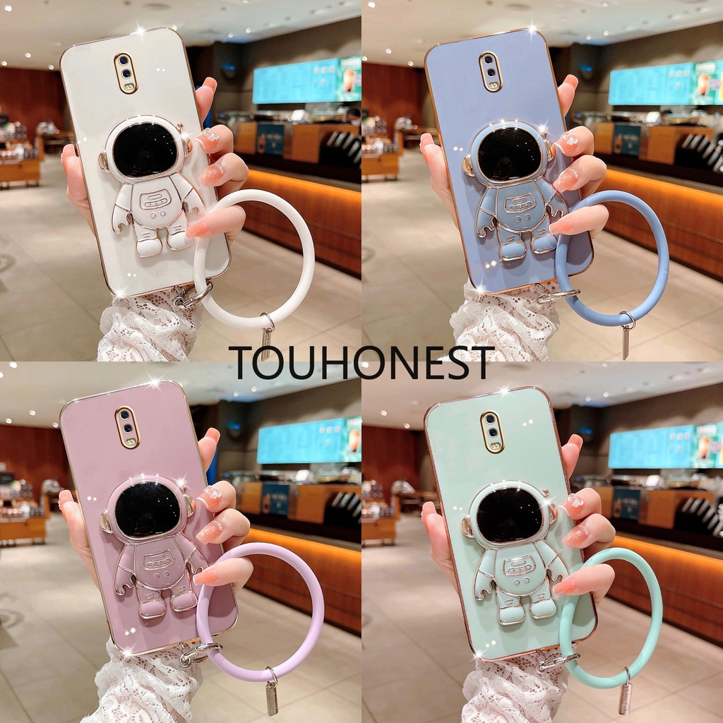 เคส OPPO R15 R17 Pro R15X R11 R11S K1 Silicone Protect 3D New Astronautstand With Ring Phone Case ซิลิโคน ลายนักบินอวกาศ พร้อมแหวนขาตั้ง สําหรับ