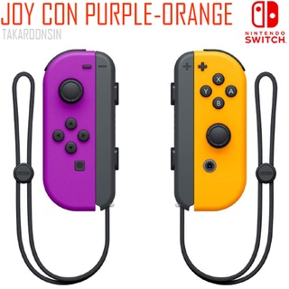 จอยคอน NINTENDO SWITCH JOY-CON CONTROLLERS (NEON PURPLE/ORANGE)