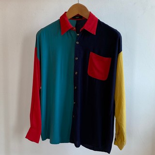 เสื้อเชิ้ต ทรงโอเวอร์ไซส์ KEEP Primary Color Shirt