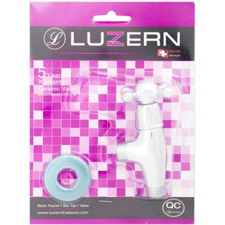 วาล์วฝักบัว ก๊อกน้ำ ก๊อกฝักบัวสแตนเลส ในห้องน้ำ วาล์วลอย 1ทาง LUZERN FIO-401 STOP VALVE LUZERN FIO-401