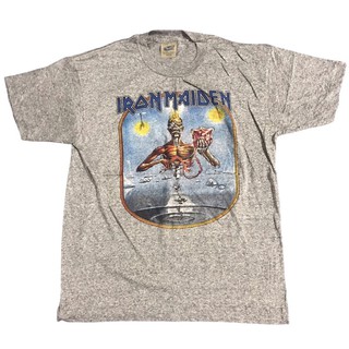 เสื้อยืดวินเทจ เรยอง 15% วง Iron Maiden Size L. 550฿