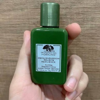 ORIGINS MEGA​ MUSHROOM TREATMENT LOTION ขนาดทดลอง30ml.