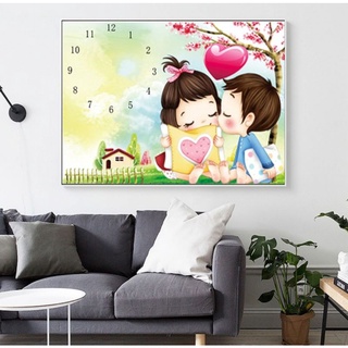 ครอสติชคริสตัลเม็ดกลมติดเต็ม ขนาด40×30cm❌ไม่มีเข็มนาฬิกา❌