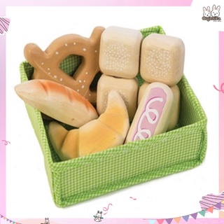 ชุดขนมปังของเล่นไม้หลากชนิดพร้อมตระกร้าแบรนด์ Tender Leaf Toys รุ่น Bread Crate