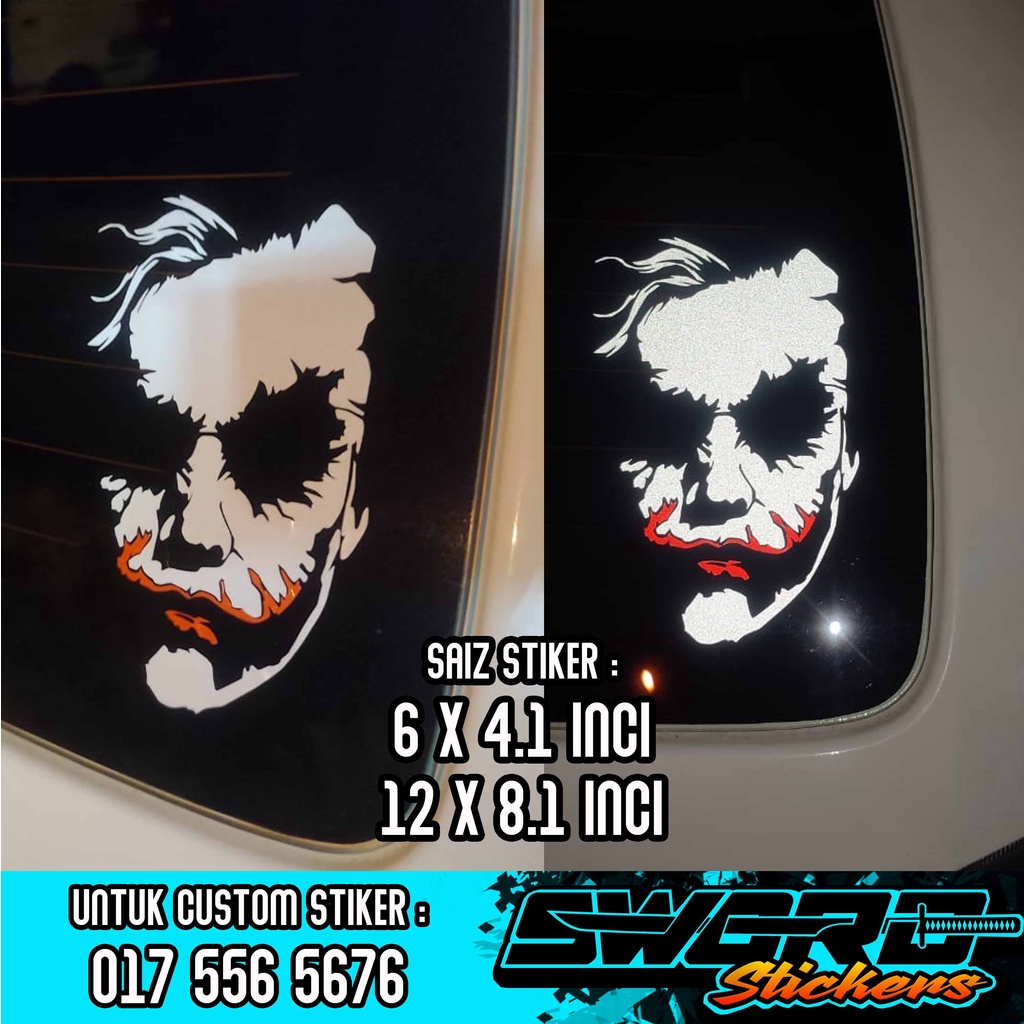 สติ๊กเกอร์ JOKER / สติ๊กเกอร์ JOKER / สติ๊กเกอร์ TRAIN / สติ๊กเกอร์มอเตอร์ไซค์ / สติ๊กเกอร์แล็ปท็อป