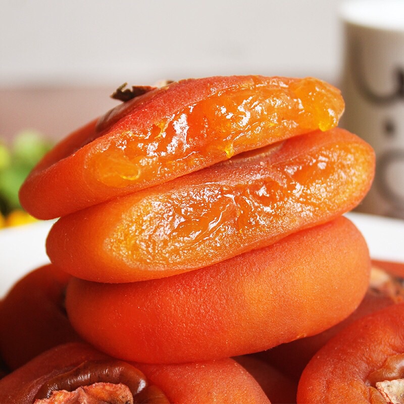 ลูกพลับแห้ง ไม่มีแป้ง 1ลูก ( 无粉柿饼 1个 ) พร้อมส่ง  ลูกพลับมีรสหวานธรรมชาติ เหนียวนุ่มหนึบ เต็มลูก อร่อยเน้น ๆ - รูปที่ 2