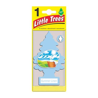 น้ำหอมปรับอากาศ แผ่นหอมปรับอากาศ LITTLE TREES กลิ่นซัมเมอร์ลินิน น้ำหอมปรับอากาศ ดูดความชื้น ของใช้ภายในบ้าน PAPER DAILY