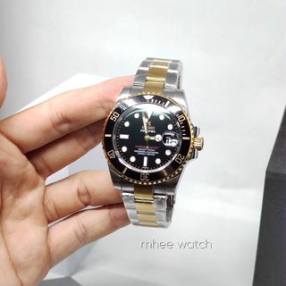 Seiko Modify Submarine Twotone Gold Steel Prospex Dial