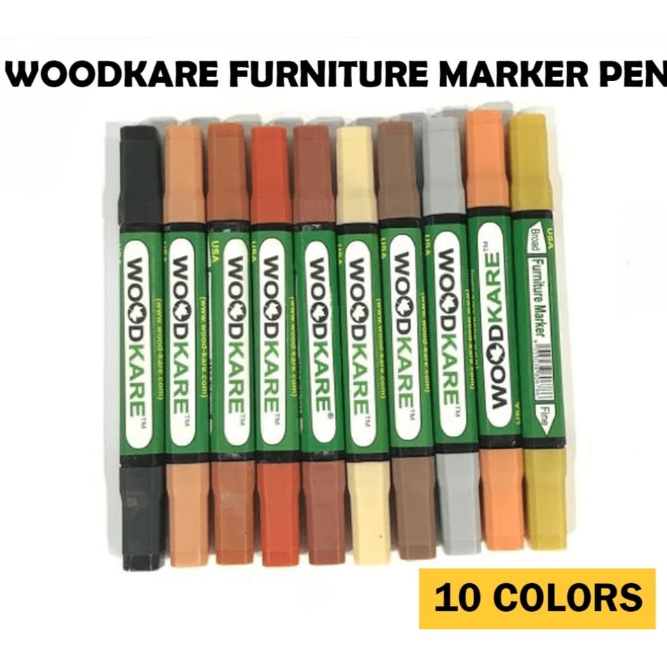 WOODKARE furniture laminate marker pen wood colour