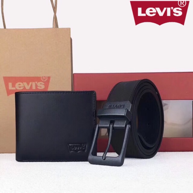 เซ็ทของขวัญ เข็มขัดลีวายส์ และ กระเป๋าสตางค์ลีวายส์ Levi’s belt and Levi’s wallet LV5