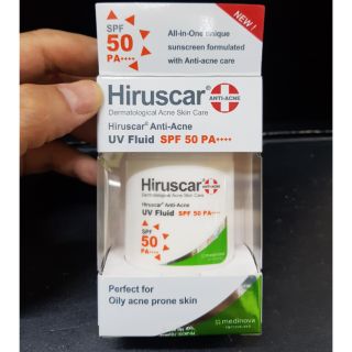 Hiruscar Anti-Acne UV Fluid SPF 50 ฮีรูสการ์ แอนตี้ แอคเน่ ยูวี ฟลูอิด