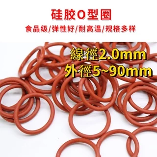 [ Ymh1] โอริง ORing O-ring ยางโอริง VMQ เลือกขนาดได้ (CS2mm * OD5-90mm)