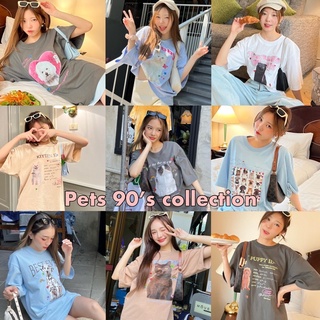 Cintage♡ CT1748 Pet 90’s collection Tee by cintage680 💖 เสื้อยืด