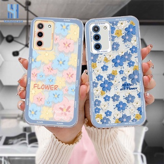 🌈Ready Stock 🏆 เคส Samsung A51 A03S   S A32 A52 A13 A13LITE A23 A12 A03 A50 A20S J7 Prime A02S A20 A50S    A30S A52S A30 M12 M01Sเคสมือถือ แบบใส ลายดอกไม้ แฟชั่น สําหรับ Skin Scrub Case