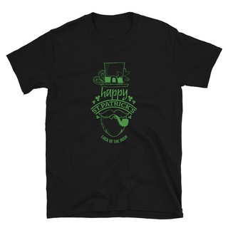 เสื้อยืด พิมพ์ลายมังงะ Happy St.Patricks Day Luck Of The Irish คุณภาพสูง สําหรับผู้ชาย และผู้หญิงSize S-5XL