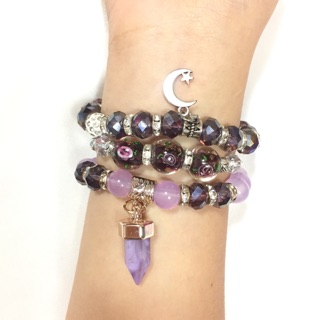 Bracelet purple lover2