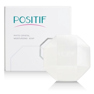 Positif PHYTO CRYSTAL MOISTURIZING CLEANSING FACIAL SOAP สบู่ล้างหน้า กระชับรูขุมขน ลดสิว สารสกัดจากธรรมชาติ 100g.