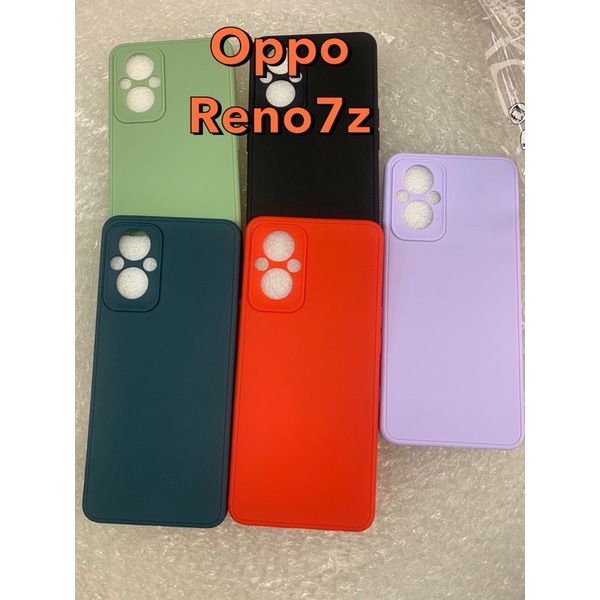 พร้​อมส่งใน เคสTPU​นิ่ม​สีพาสเทลคลุมกล้อง For Oppo Reno7 5G / Reno 7 Pro / Reno 7Z / Reno 8Z 5G / Reno 8 Pro / Reno8