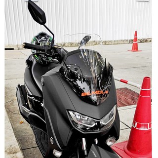 ชิวหน้า BLACK SERIES ทรงX แถบดำ NEW NMAX 2020 - 2022