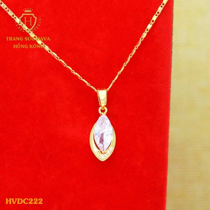 สร้อยคอและสร้อยคอผู้หญิงหินชุบทองคุณภาพสูง - Hava Hong Kong Jewelry - HVDC222