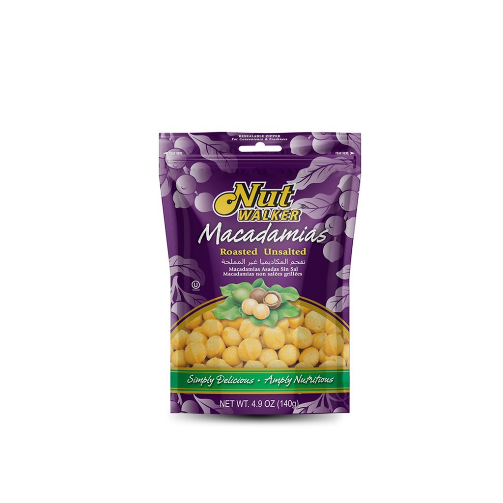 Roasted Unsalted Macadamias Nut Walker 140 g