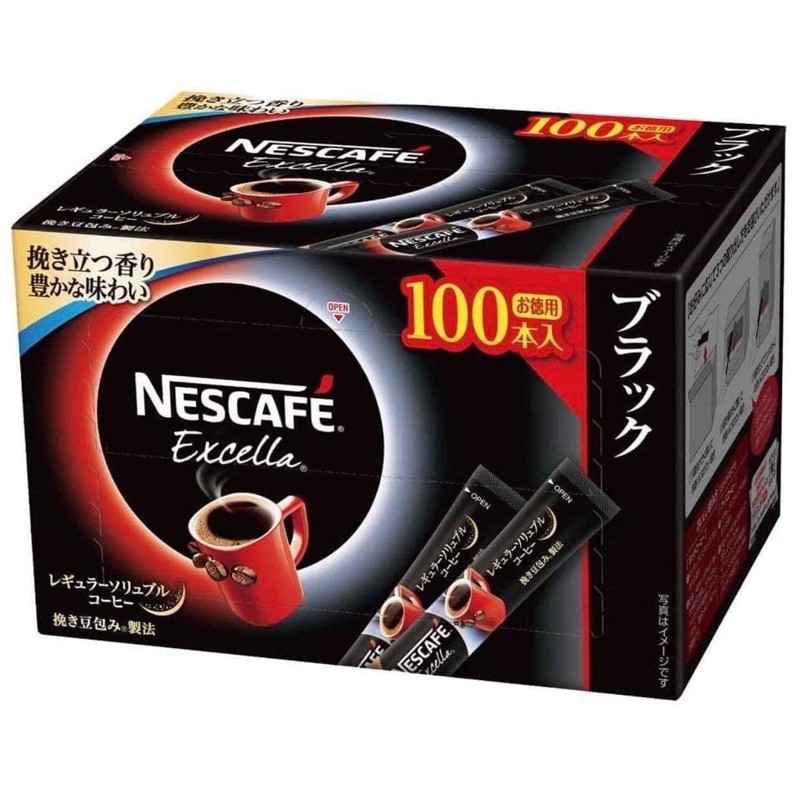 Nescafe Excella Stick Black 100P [Regular soluble coffee]
