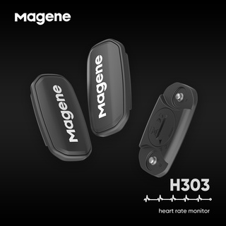 Magene H303 เซนเซอร์วัดอัตราการเต้นของหัวใจ ANT อัพเกรด H64 HR พร้อมสายรัดหน้าอก โหมดคู่ สําหรับจักรยาน เล่นกีฬา