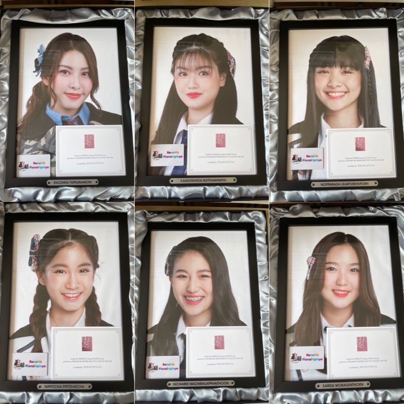 (ไม่รับชำระปลายทาง)Profile picture - BNK48 back to campus48 A3 แท้ อฟช. รูปโปรไฟล์ A3 minmin paeyah 