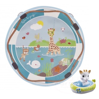 🌟พร้อมส่ง🌟 กระดานมหัศจรรย์พร้อมของเล่น Sophie la Girafe Magik Splash Board with Bathtub Boat