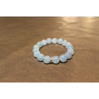 อควาเมอร์รีน 8mm 💙หินแห่งท้องทะเล 💝ส่งฟรี