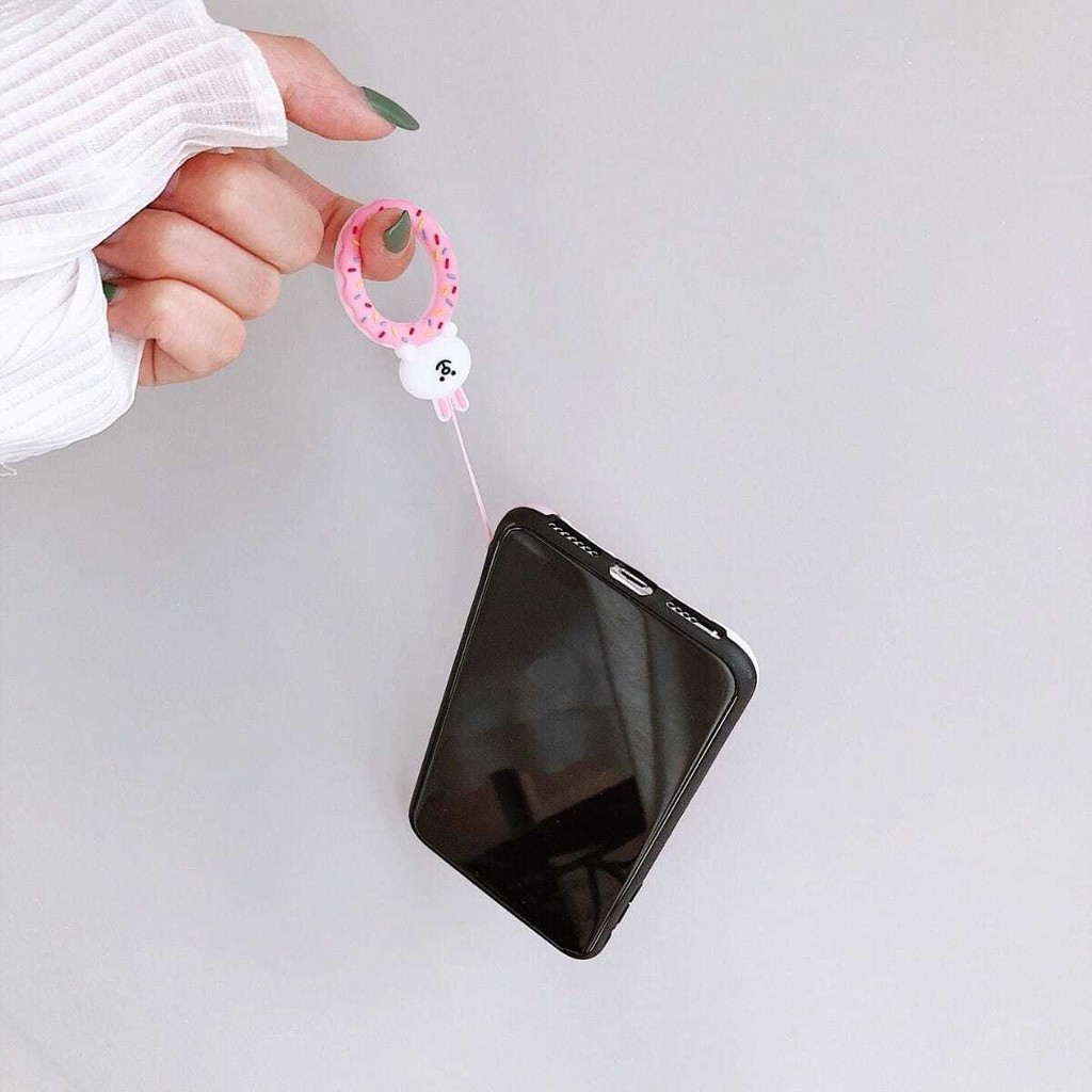 สายคล้องโทรศัพท์∏♈เชือกคล้องตุ๊กตาการ์ตูนน่ารัก สายคล้องแหวนโทรศัพท์มือถือ จี้ Apple iPhone เชือกเส้นเล็กสากล เชือกเส้นเ