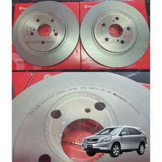 09 A109 11 จานเบรก-หน้า(BREMBO) LEXUS RX300,350 3.0L. เครื่องยนต์ V6 (Harrier) ปี2003-2012