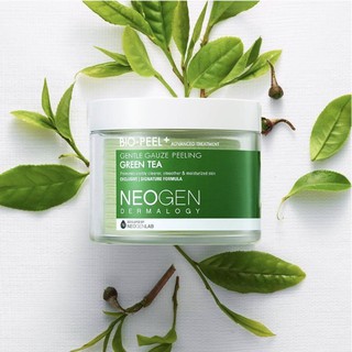 NEOGEN Dermatology Gentle Gauze Peeling Green Tea Pads แผ่นทำความสะอาดผิว สูตรชาเขียว Exp05/2022