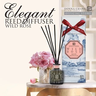 DONNA CHANG Almond Vanilla Reed Diffuser (50 ml) ดอนน่า แชง ก้านไม้หอมกระจายกลิ่น น้ำหอมปรับอากาศ ก้านไม้หอม
