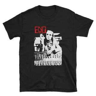 【100% cotton】เสื้อยืดพิมพ์ลาย Brian Eno In The Studio Limited Edition สไตล์คลาสสิกสําหรับผู้ชายสีดํา