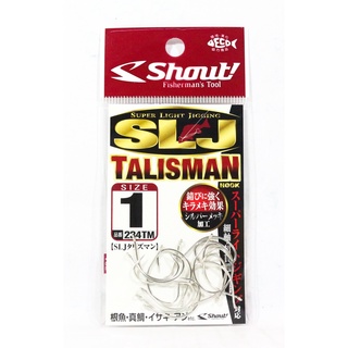 Shout 234-TM SLJ Talisman ตะขอจิ๊กกิ้ง น้ําหนักเบาพิเศษ