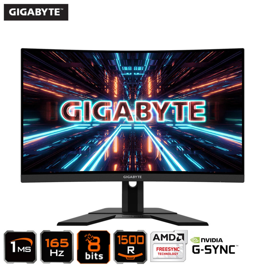 MONITOR (จอมอนิเตอร์) GIGABYTE G27FC Gaming Monitor Curve 27" VA 1500R 165Hz
