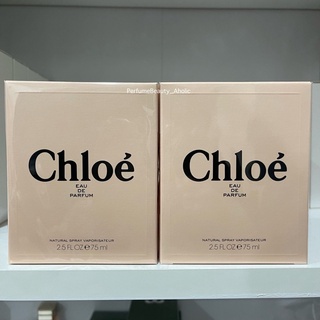 Chloe โบว์ครีมตัวฮิต 75ml. (EDP) กล่องซีล  New package 2021 แท้100% ทักแชทเช็คสต็อกก่อนสั่งนะคะ