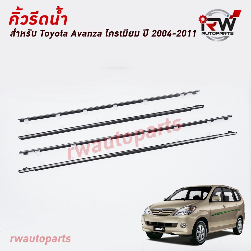 คิ้วรีดน้ำประตู  คิ้วรีดน้ำยางรีดนำ้ขอบกระจก TOYOTA AVANZA ปี2004-2011

<p>“><center></p>
<h4></h4>
<p><p><font color=