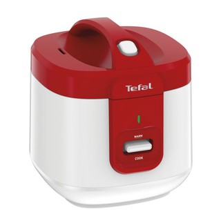 TEFAL หม้อหุงข้าว รุ่น EVERFORCE 2.0L RK3625 รุ่น RK362566 ความจุ 2 ลิตร สีขาว-แดง กำลังไฟ 700 วัตต์