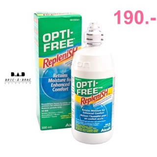 น้ำยาล้างแช่คอนแทคเลนส์ OPTI-FREE ขนาด 300 ml