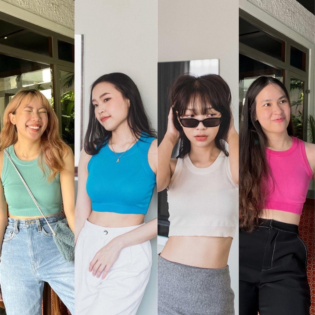 Ami collection - เสื้อครอป สีสดใส