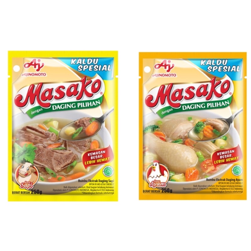 Indonesia Masako Penyedap Rasa Ayam & Sapi (Chicken & Beef Flavor)