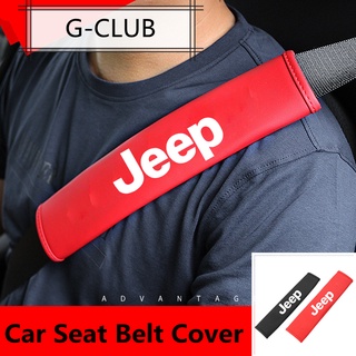 G-club ปลอกหนังหุ้มเข็มขัดนิรภัยรถยนต์ สําหรับ Jeep