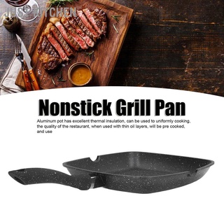 กระทะอลูมิเนียมสําหรับทําสเต็กบาร์บีคิว Nonstick Grill