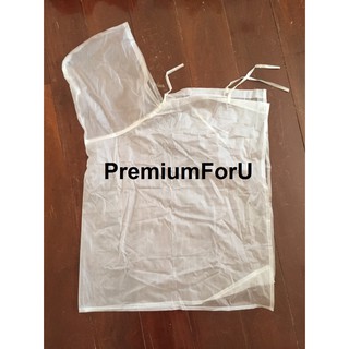 หมวกกันฝน พลาสติกอย่างดี รุ่นค้างคาว คลุมถึงไหล่