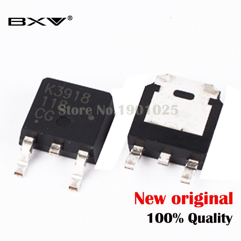 10 ชิ้น/ล็อต 2SK3918 SOT252 K3918 SOT TO-252 MOSFET SMD ใหม่และ IC