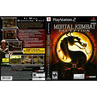 MORTAL KOMBAT DECEPTION [PS2 US : DVD5 1 Disc]