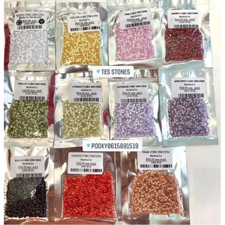 CZ Daimond  เพชรรัสเซียกลม 2.00 ,2.50 ,3.00 มิล ราคา 99 บาท/แพค